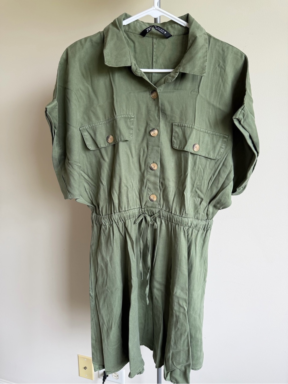 Zara Olive Mini Dress